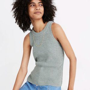 Madewell Jensen Sweater Tank - sage green